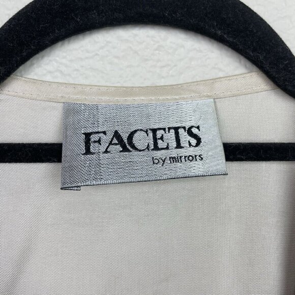 Vtg Facets By Mirrors Men's Medium Pig Print Tapestry Vest Quirky Piggy Button - Picture 3 of 16